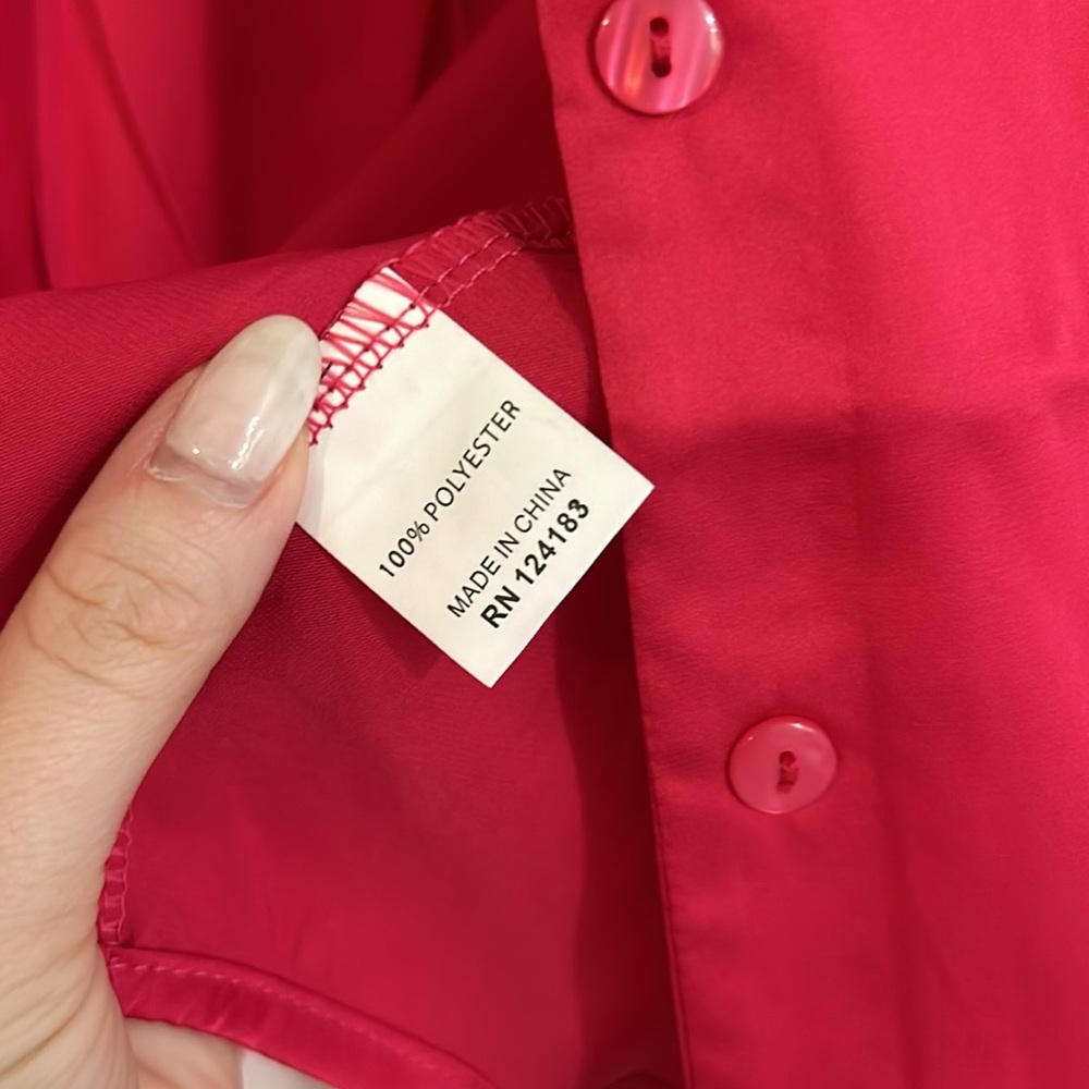 Satin button up - Picture 5 of 5